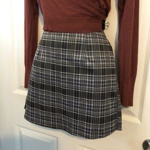 Plaid skort